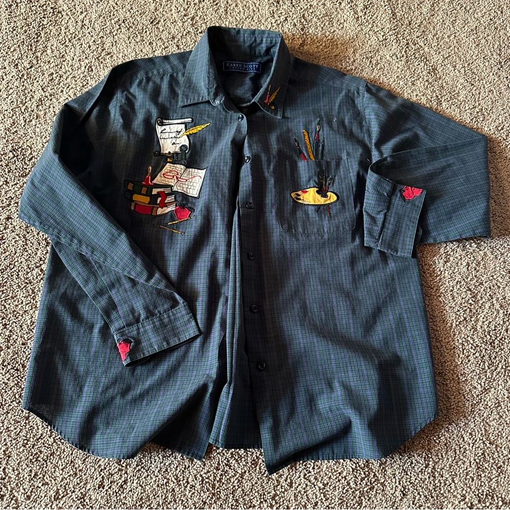 VTG | ARTS & CRAFTS BUTTON DOWN